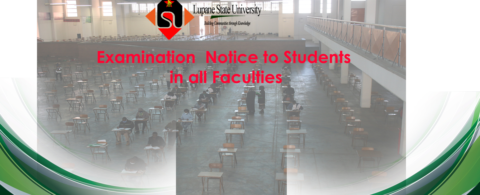 Examination Notice to Students in all Faculities