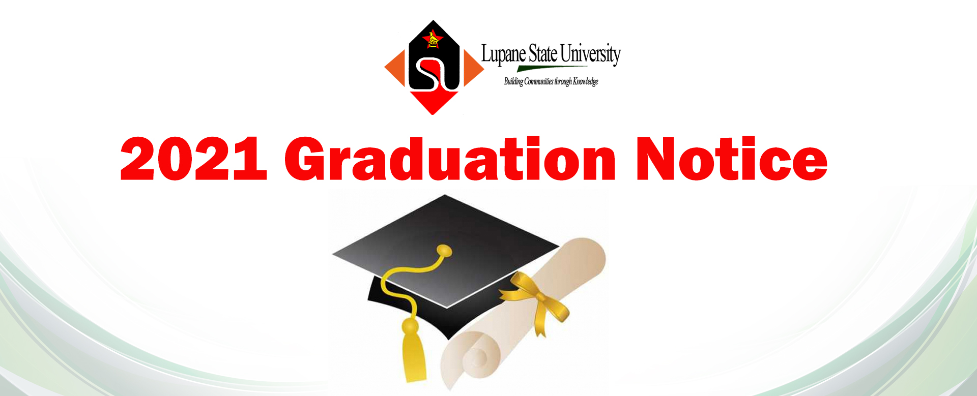 2021 Graduation Notice