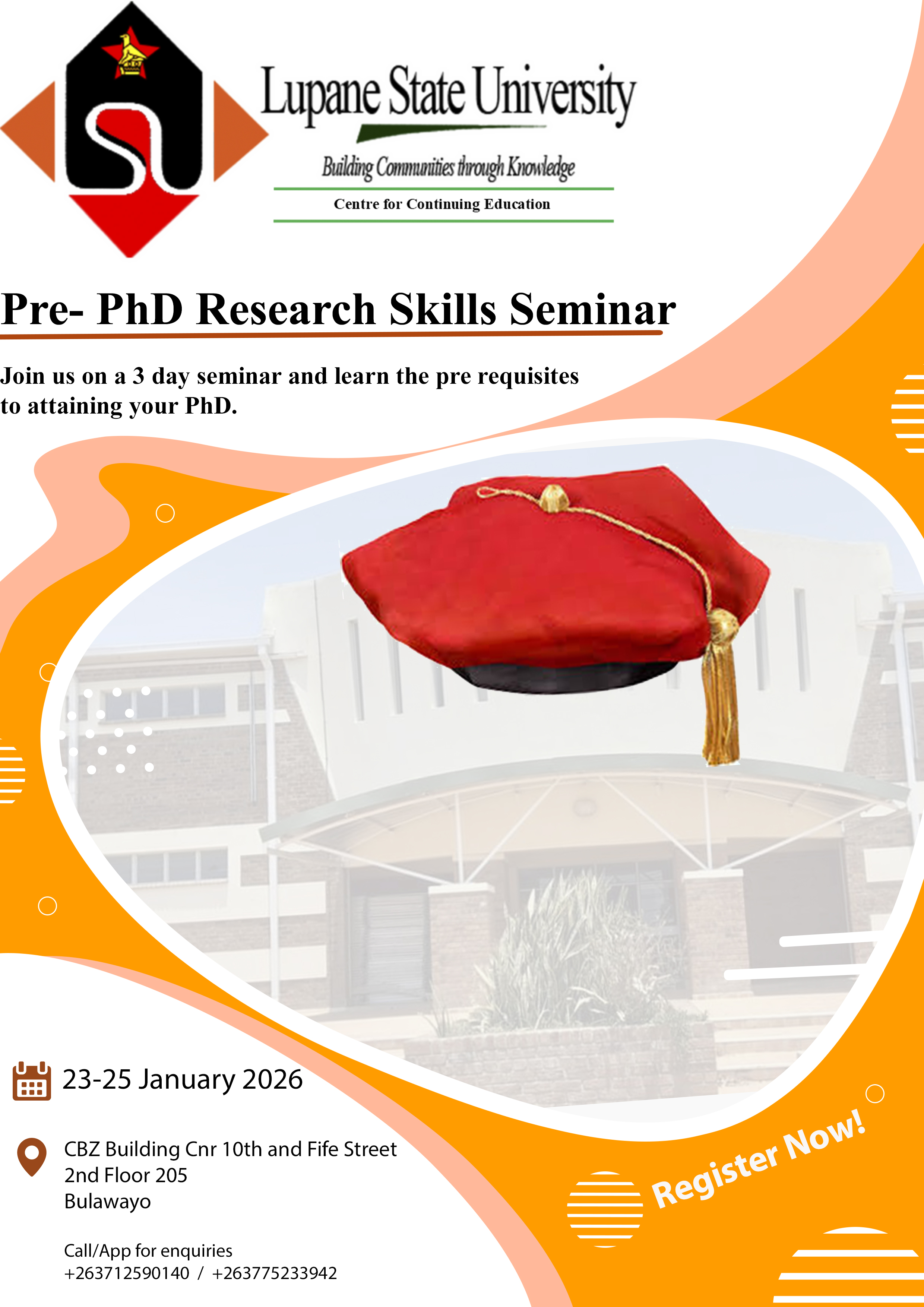 Pre-PhD Research Skills Seminar